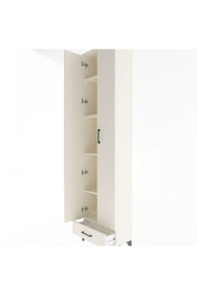 Arges Dolap 5 Raflı Tek Çekmeceli 2 Kapaklı 60x30x243 Aytaşı-Aytaşı