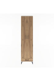 Arges Dolap 5 Raflı Tek Çekmeceli 2 Kapaklı 60x30x243 Aytaşı-Çam