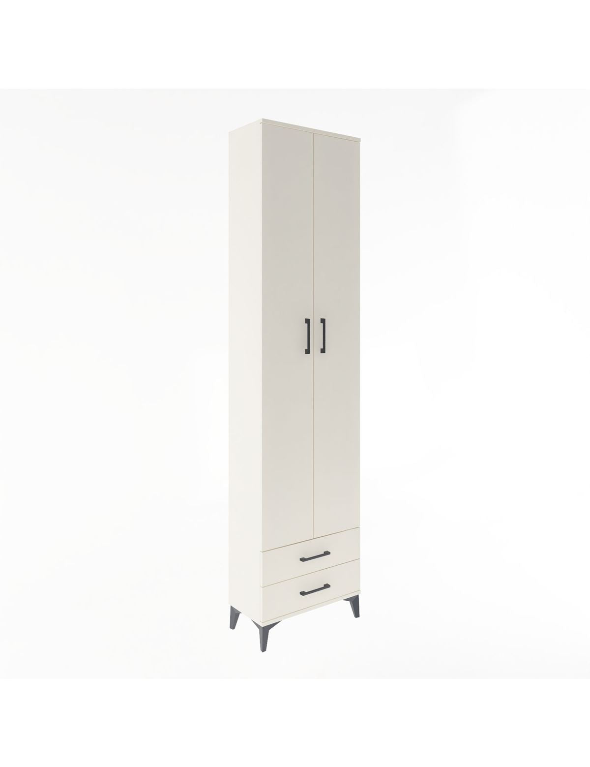 Arges Dolap 5 Raflı 2 Çekmeceli 2 Kapaklı 60x30x243 Aytaşı-Aytaşı