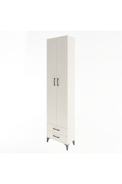 Arges Dolap 5 Raflı 2 Çekmeceli 2 Kapaklı 60x30x243 Aytaşı-Aytaşı