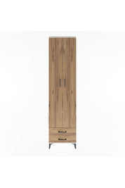 Arges Dolap 5 Raflı 2 Çekmeceli 2 Kapaklı 60x30x243 Aytaşı-Çam