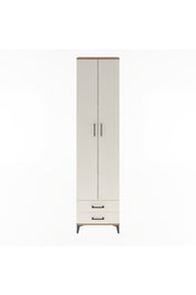 Arges Dolap 5 Raflı 2 Çekmeceli 2 Kapaklı 60x30x243 Çam-Aytaşı