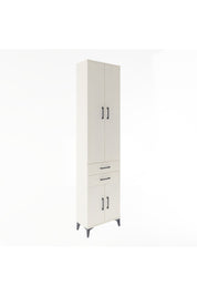 Arges Dolap 5 Raflı 2 Çekmeceli 4 Kapaklı 60x30x243 Aytaşı-Aytaşı