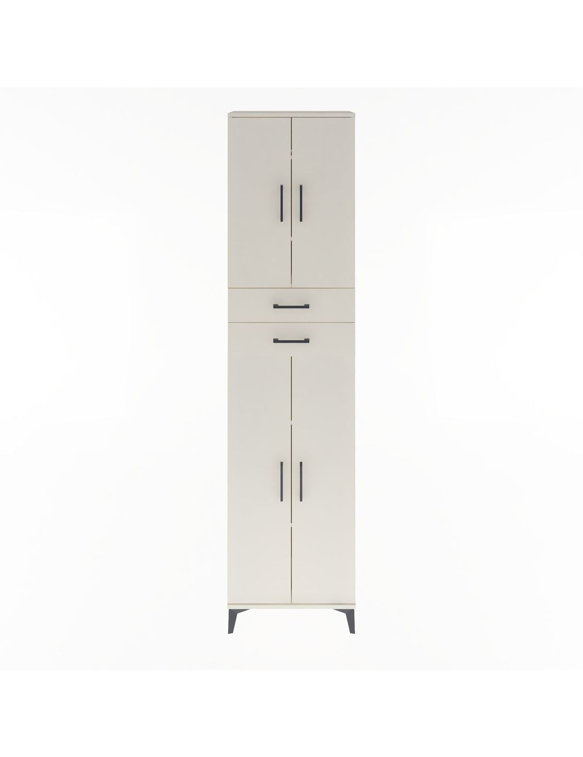 Arges Dolap 5 Raflı 2 Çekmeceli 4 Kapaklı 60x30x243 Aytaşı-Aytaşı