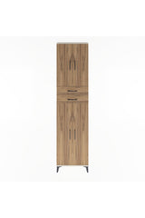 Arges Dolap 5 Raflı 2 Çekmeceli 4 Kapaklı 60x30x243