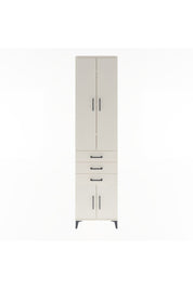 Arges Dolap 5 Raflı 3 Çekmeceli 4 Kapaklı 60x30x243 Aytaşı-Aytaşı