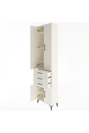 Arges Dolap 5 Raflı 3 Çekmeceli 4 Kapaklı 60x30x243 Aytaşı-Aytaşı