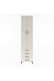 Arges Dolap 4 Raflı 4 Çekmeceli 2 Kapaklı 60x30x243 Aytaşı-Aytaşı