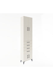 Arges Dolap 3 Raflı 4 Çekmeceli 4 Kapaklı 60x30x243 - S32M088V1A