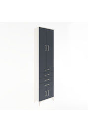 Arges Dolap 3 Raflı 4 Çekmeceli 4 Kapaklı 60x30x243 - S32M088V2A