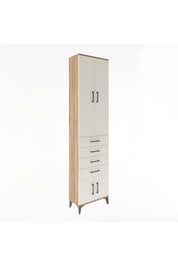 Arges Dolap 3 Raflı 4 Çekmeceli 4 Kapaklı 60x30x243 - S32M088V7A