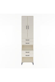 Arges Dolap 4 Raflı 4 Çekmeceli 2 Kapaklı 60x30x243 Aytaşı-Aytaşı