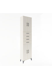 Arges Dolap 4 Raflı 4 Çekmeceli 4 Kapaklı 60x30x243 - S32M090V1A