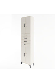 Arges Dolap 4 Raflı 4 Çekmeceli 4 Kapaklı 60x30x243 Aytaşı-Aytaşı