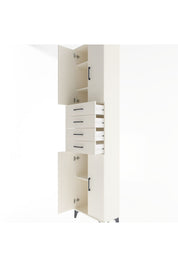 Arges Dolap 4 Raflı 4 Çekmeceli 4 Kapaklı 60x30x243 - S32M090V1A