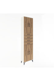 Arges Dolap 4 Raflı 4 Çekmeceli 4 Kapaklı 60x30x243 - S32M090V3A