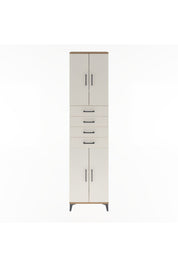 Arges Dolap 4 Raflı 4 Çekmeceli 4 Kapaklı 60x30x243 - S32M090V7A