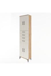 Arges Dolap 4 Raflı 4 Çekmeceli 4 Kapaklı 60x30x243 - S32M090V7A