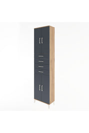 Arges Dolap 4 Raflı 4 Çekmeceli 4 Kapaklı 60x30x243 - S32M090V8A