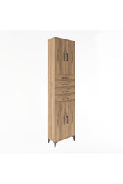 Arges Dolap 4 Raflı 4 Çekmeceli 4 Kapaklı 60x30x243 - S32M090V9A