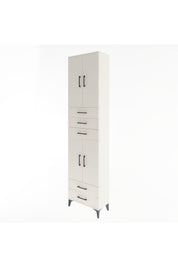 Arges Dolap 5 Raflı 5 Çekmeceli 4 Kapaklı 60x30x243 Aytaşı-Aytaşı