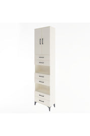 Arges Dolap 5 Raflı 6 Çekmeceli 2 Kapaklı 60x30x243 Aytaşı-Aytaşı