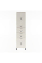 Arges Dolap 3 Raflı 6 Çekmeceli 4 Kapaklı 60x30x243 Aytaşı-Aytaşı