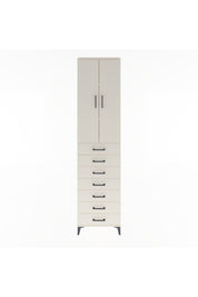 Arges Dolap 3 Raflı 7 Çekmeceli 2 Kapaklı 60x30x243 Aytaşı-Aytaşı