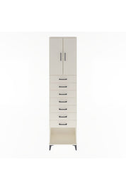 Arges Dolap 2 Raflı 7 Çekmeceli 2 Kapaklı 60x30x243 Aytaşı-Aytaşı