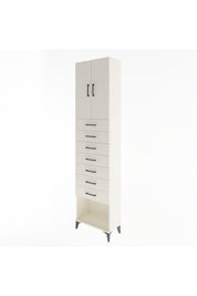 Arges Dolap 2 Raflı 7 Çekmeceli 2 Kapaklı 60x30x243 Aytaşı-Aytaşı