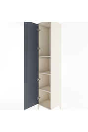 Hyperion Dolap 3 Raflı Tek Kapaklı 44x44x221 Aytaşı-Antrasit