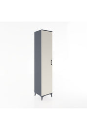 Hyperion Dolap 3 Raflı Tek Kapaklı 44x44x221 Antrasit-Aytaşı