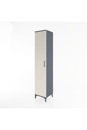 Hyperion Dolap 3 Raflı Tek Kapaklı 44x44x221 Antrasit-Aytaşı