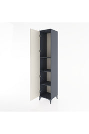 Hyperion Dolap 3 Raflı Tek Kapaklı 44x44x221 Antrasit-Aytaşı