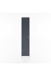 Hyperion Dolap 3 Raflı Tek Kapaklı 44x44x221 Antrasit-Antrasit