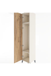 Hyperion Dolap 2 Raflı Tek Kapaklı Tek Askılı 44x44x221 Aytaşı-Çam