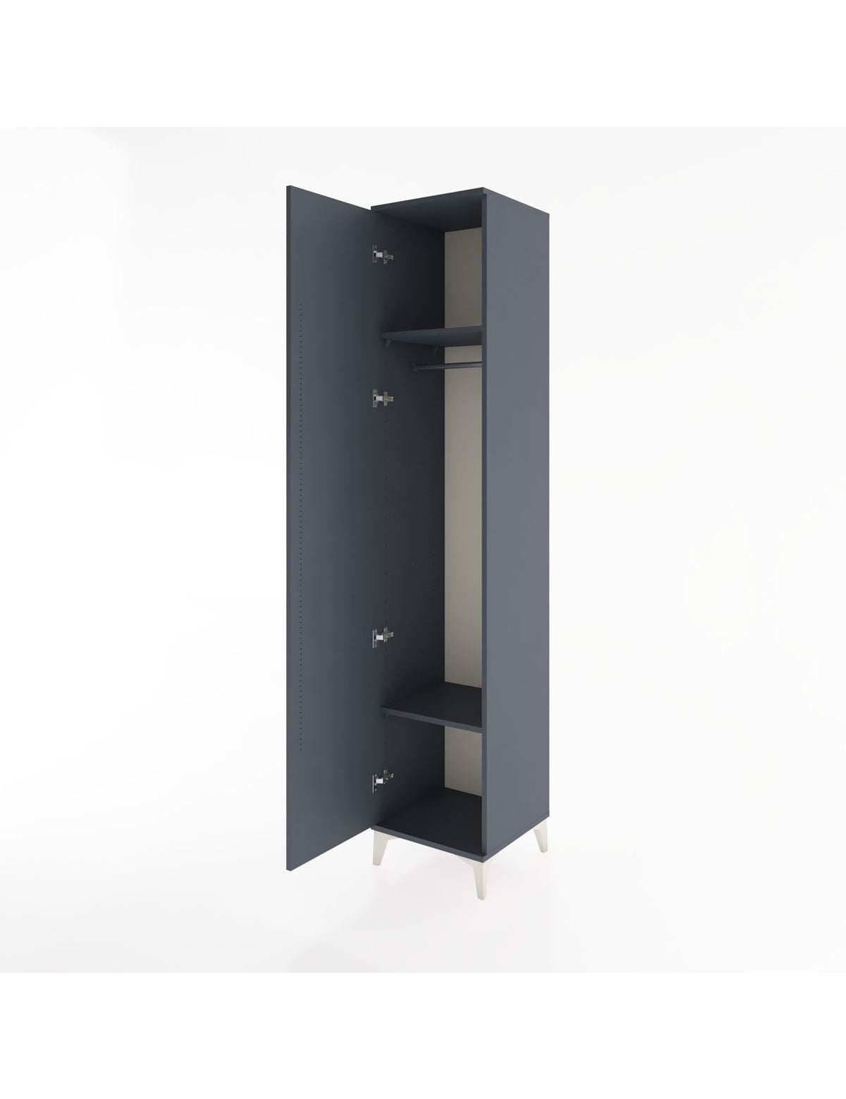 Hyperion Dolap 2 Raflı Tek Kapaklı Tek Askılı 44x44x221 - S61M002V5B