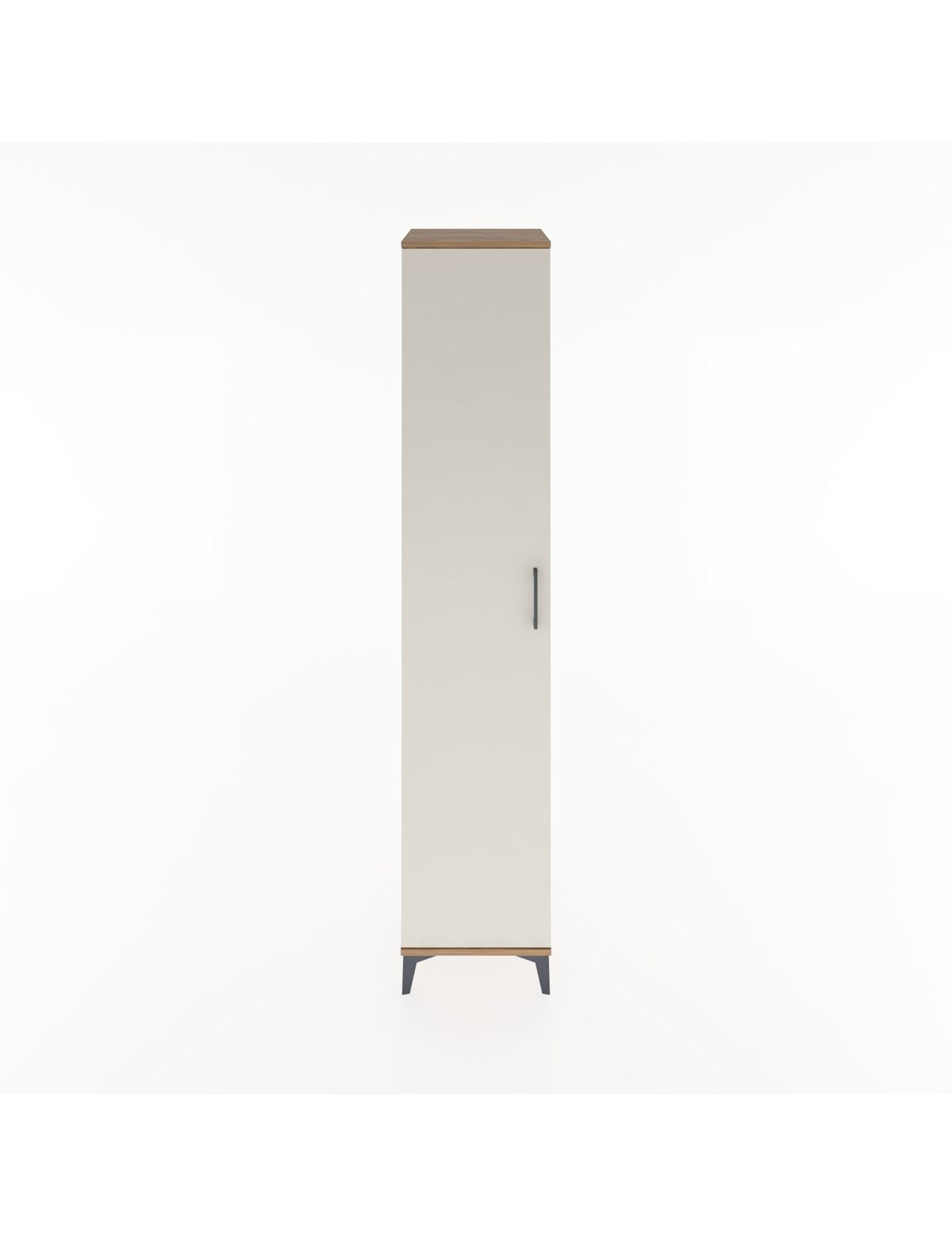 Hyperion Dolap 2 Raflı Tek Kapaklı Tek Askılı 44x44x221 Çam-Aytaşı