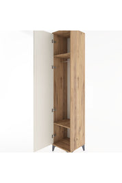 Hyperion Dolap 2 Raflı Tek Kapaklı Tek Askılı 44x44x221 Çam-Aytaşı