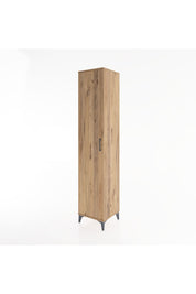 Hyperion Dolap 2 Raflı Tek Kapaklı Tek Askılı 44x44x221 Çam-Çam