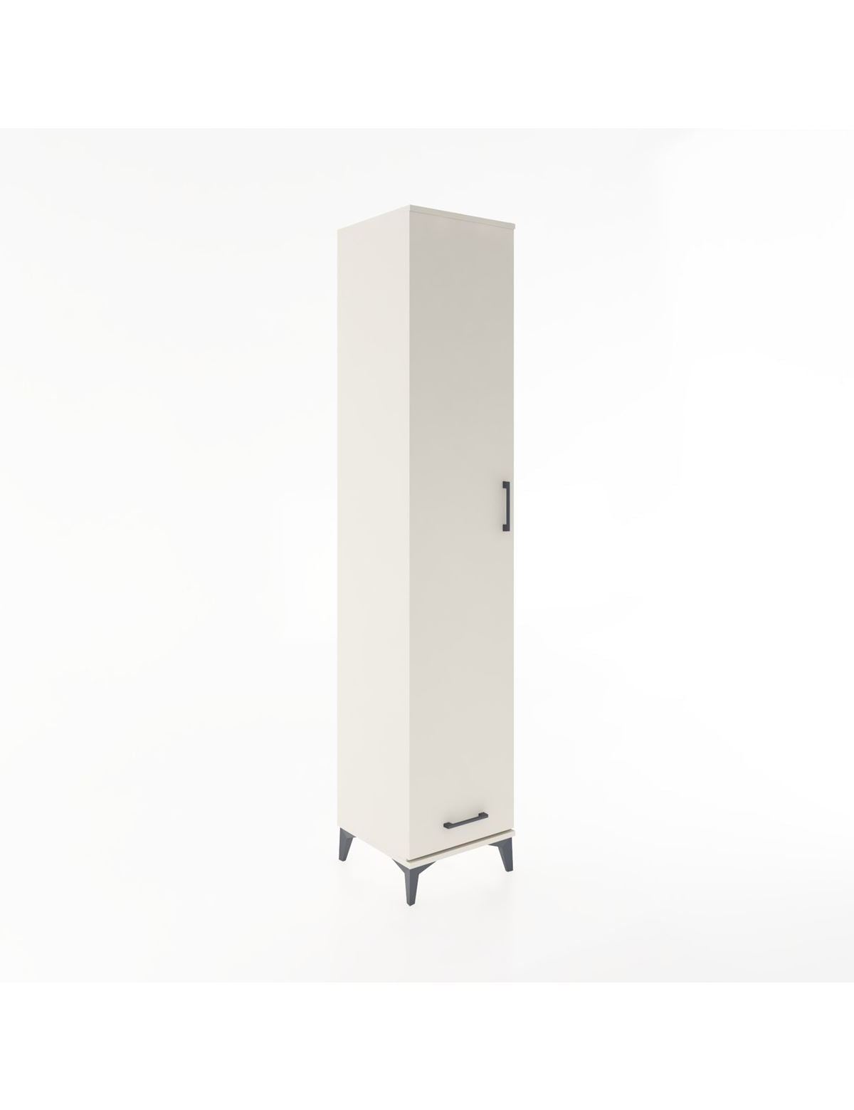 Hyperion Dolap 3 Raflı Tek Çekmeceli Tek Askılı 44x44x221 Aytaşı-Aytaşı
