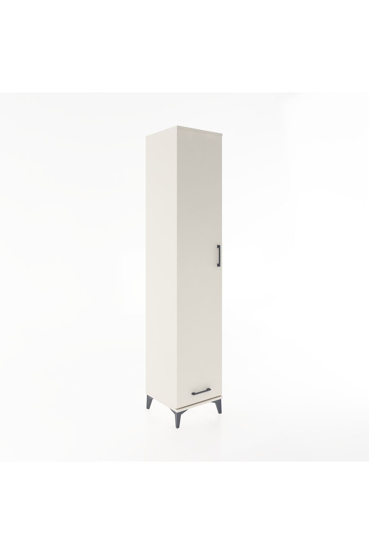 Hyperion Dolap 3 Raflı Tek Çekmeceli Tek Askılı 44x44x221 Aytaşı-Aytaşı