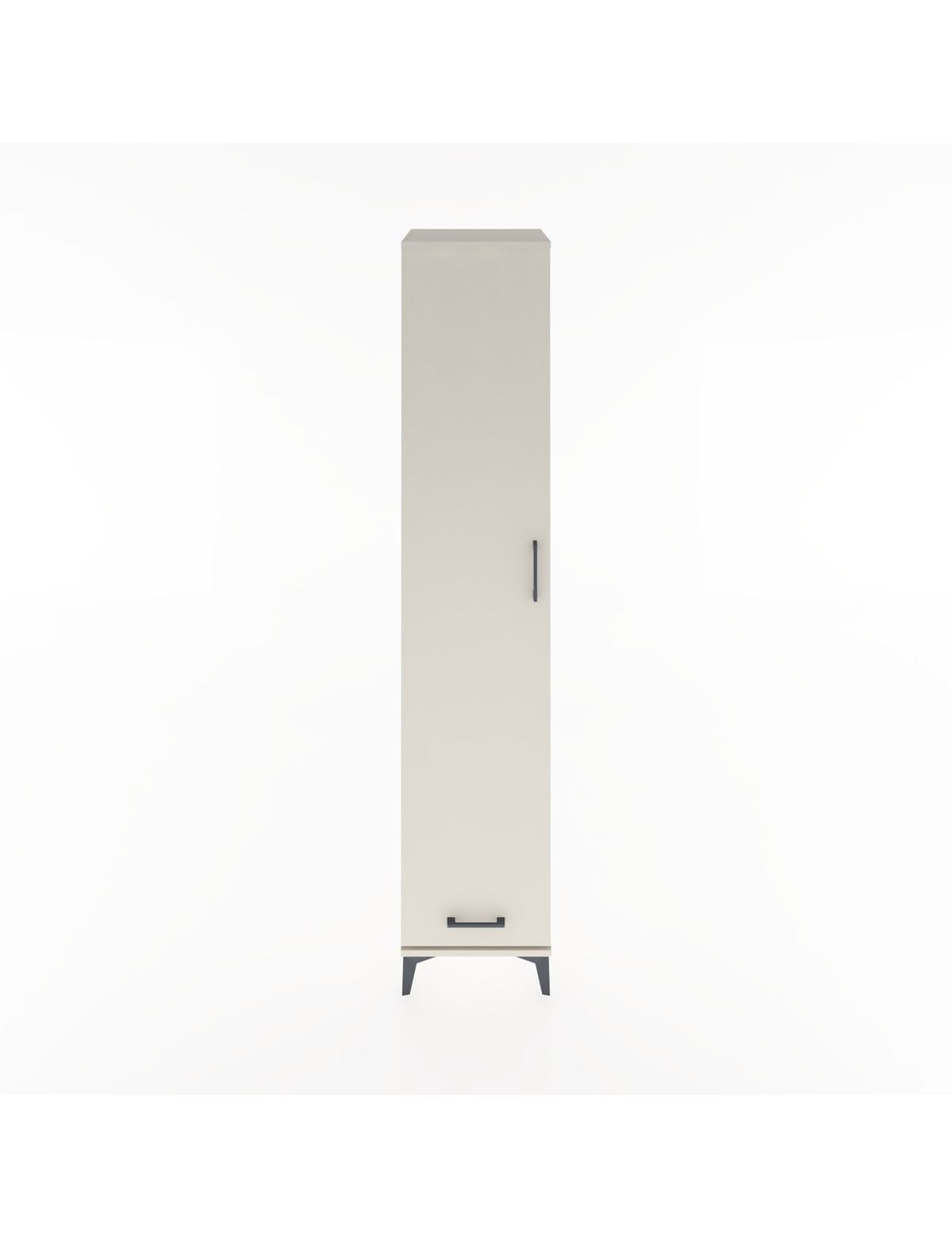 Hyperion Dolap 3 Raflı Tek Çekmeceli Tek Askılı 44x44x221 Aytaşı-Aytaşı