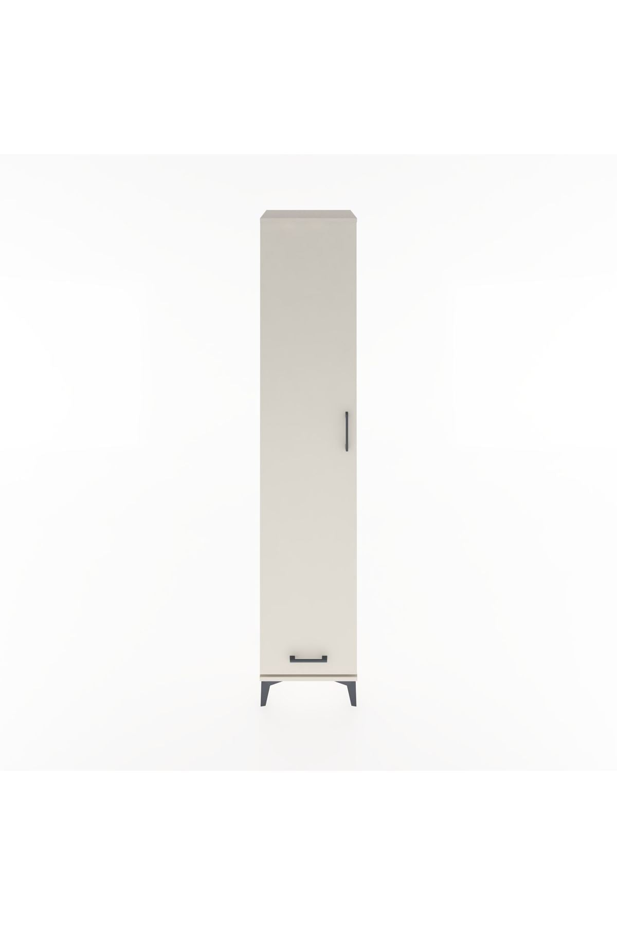 Hyperion Dolap 3 Raflı Tek Çekmeceli Tek Askılı 44x44x221 Aytaşı-Aytaşı