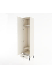 Hyperion Dolap 3 Raflı Tek Çekmeceli Tek Askılı 44x44x221 - S61M003V1B