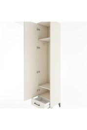 Hyperion Dolap 3 Raflı Tek Çekmeceli Tek Askılı 44x44x221 Aytaşı-Aytaşı