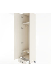 Hyperion Dolap 3 Raflı Tek Çekmeceli Tek Askılı 44x44x221 - S61M003V1B