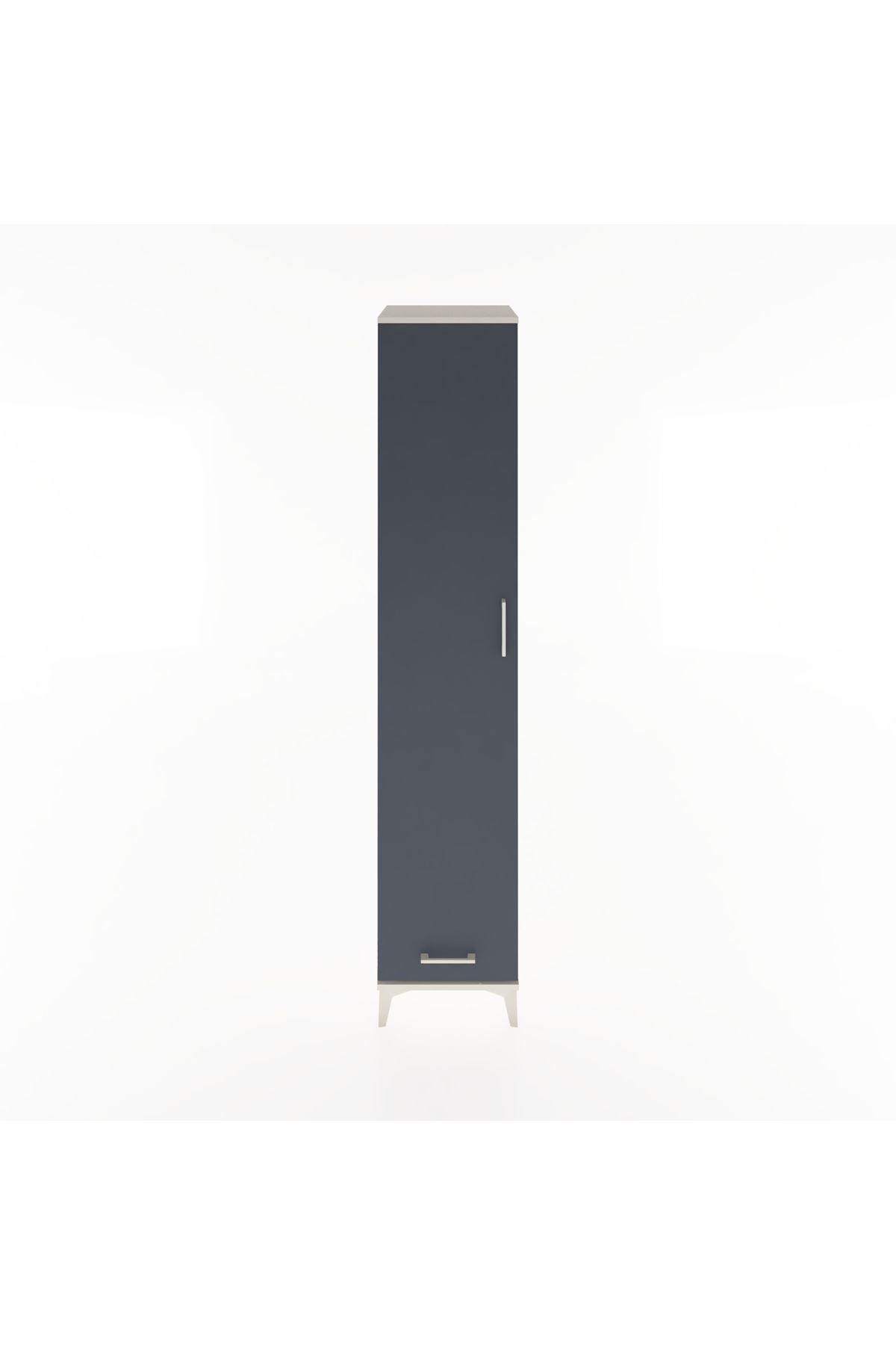 Hyperion Dolap 3 Raflı Tek Çekmeceli Tek Askılı 44x44x221 - S61M003V2B