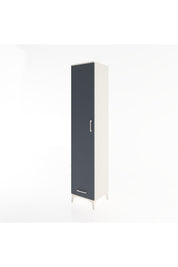 Hyperion Dolap 3 Raflı Tek Çekmeceli Tek Askılı 44x44x221 - S61M003V2B
