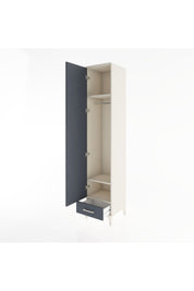 Hyperion Dolap 3 Raflı Tek Çekmeceli Tek Askılı 44x44x221 - S61M003V2B